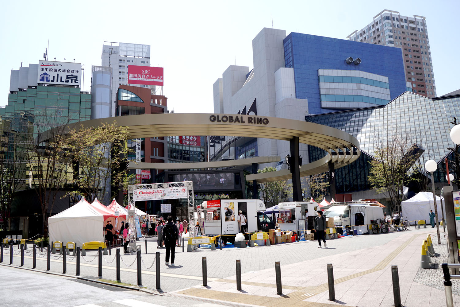 池袋西口公園 GLOBAL RING トイレ 休憩