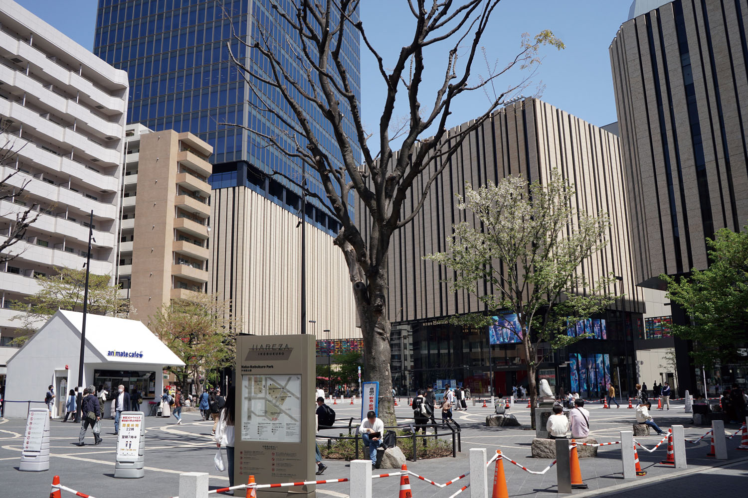 中池袋公園 アニメイトカフェ Hareza