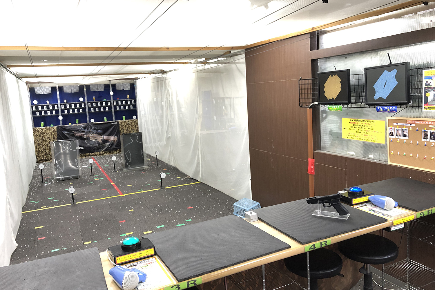 ターゲットワン 射撃レーン