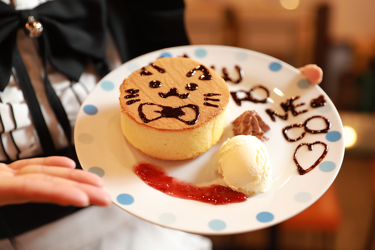 クロネコ魔法メイドカフェ パンケーキ