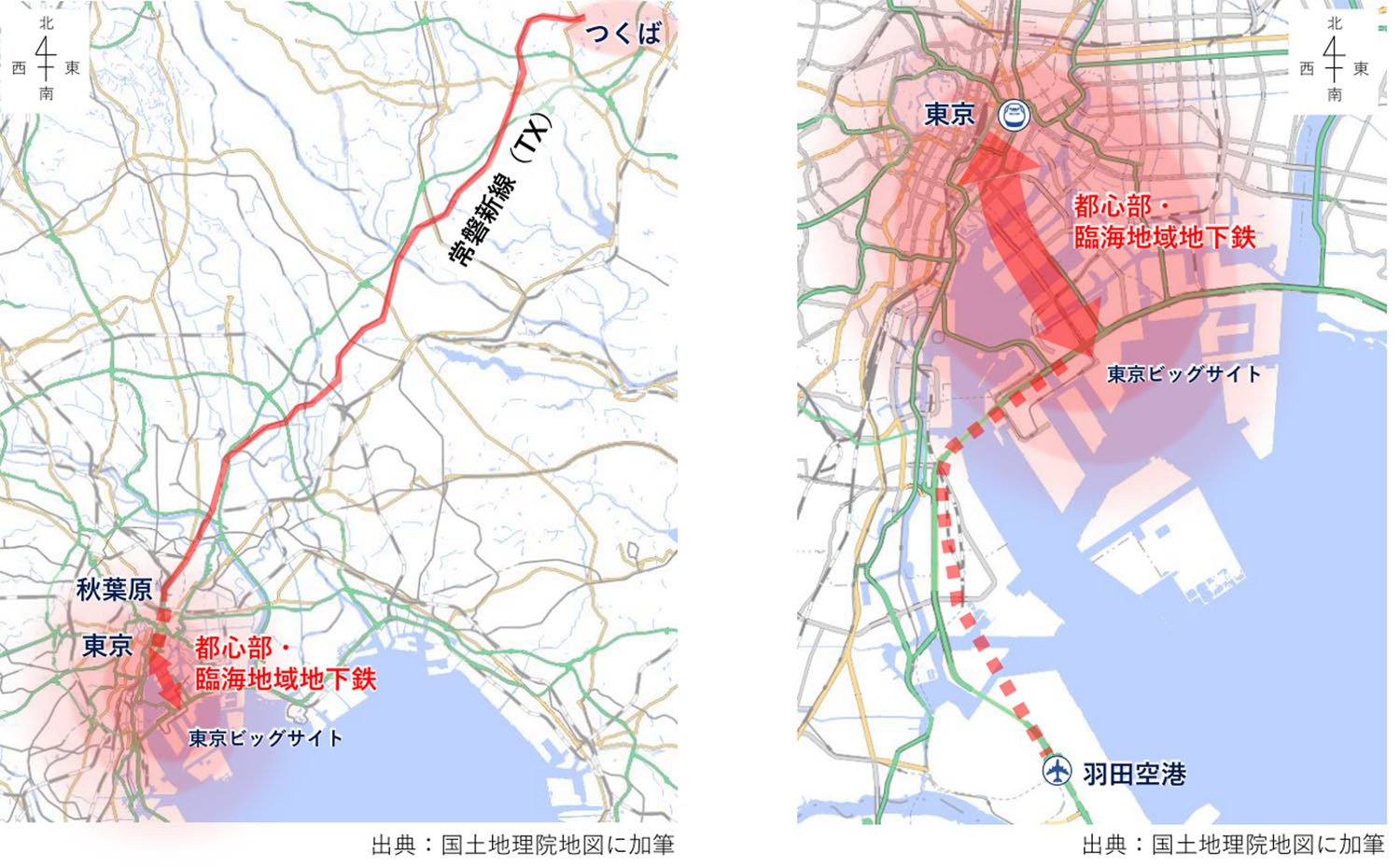 コミケ C101 都心部・臨海地域地下鉄