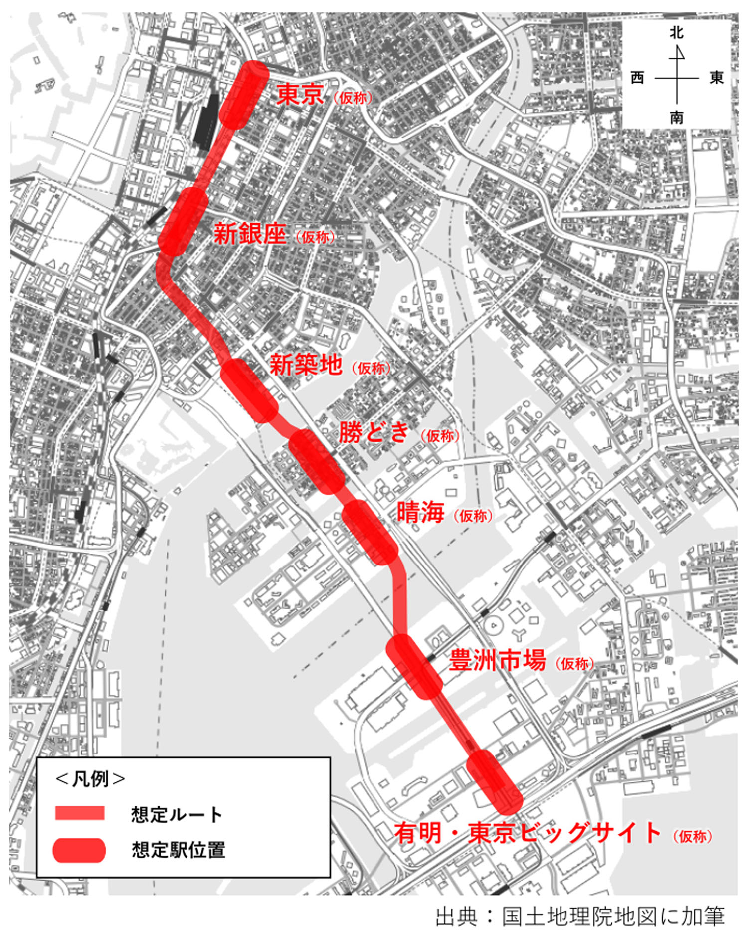 コミケ C101 都心部・臨海地域地下鉄