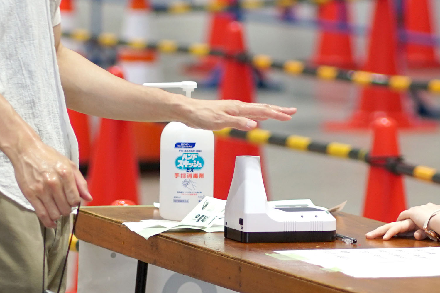 C101 入場導線図 コミケPlus 検温