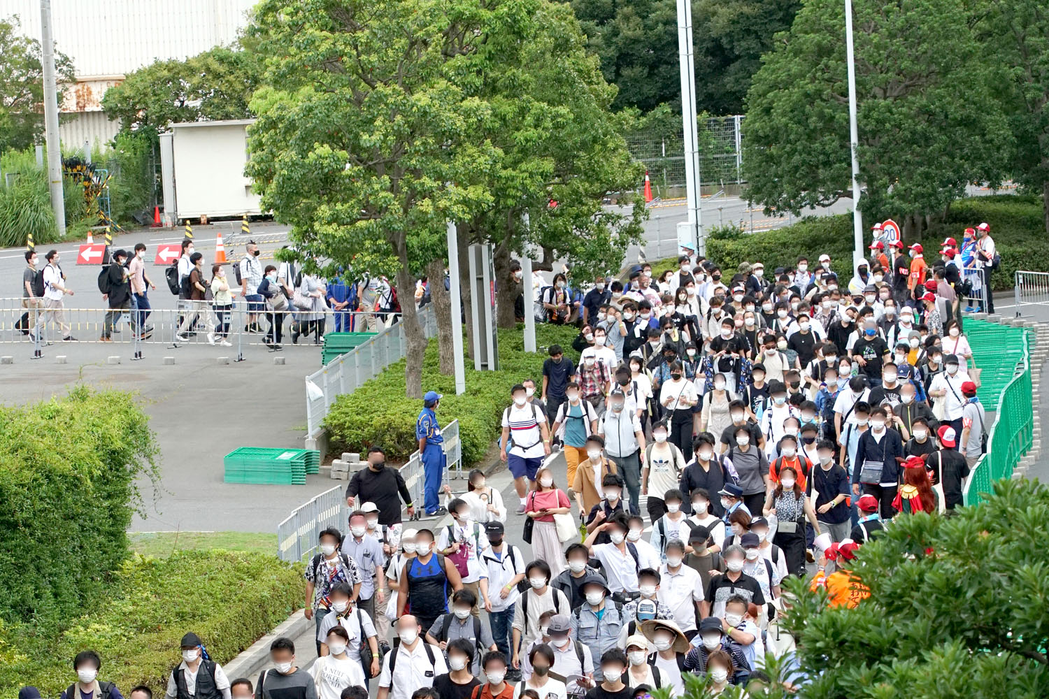 C101 入場導線図 コミケPlus 東駐車場