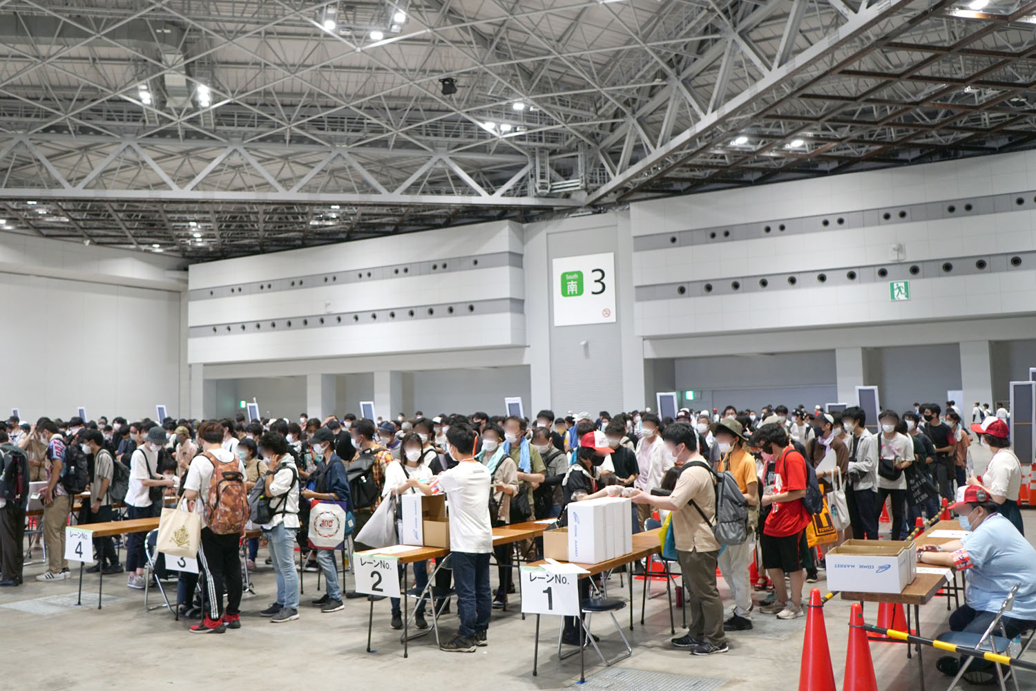 C101 入場導線図 コミケPlus 南3 受付