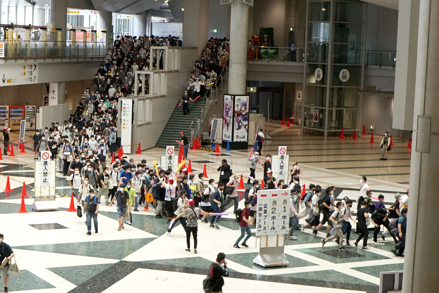 C101 入場導線図 コミケPlus サークル 西 アトリウム