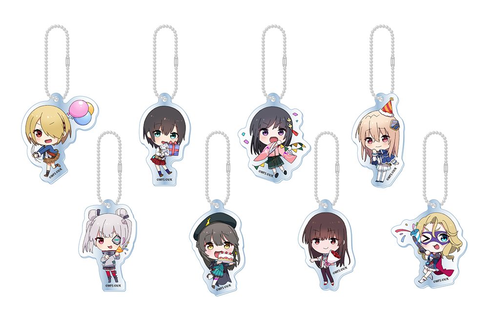 ヘブンバーンズレッドカフェ 1周年記念 アクリルキーホルダー