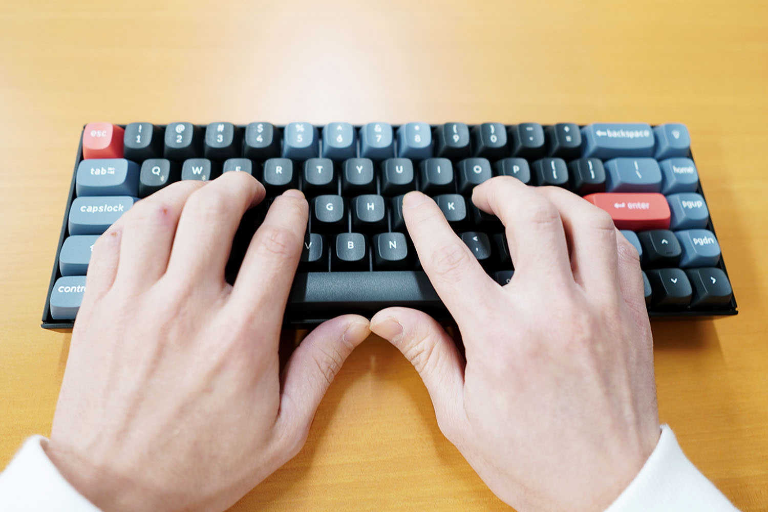 Keychron K6 Pro ホームポジション