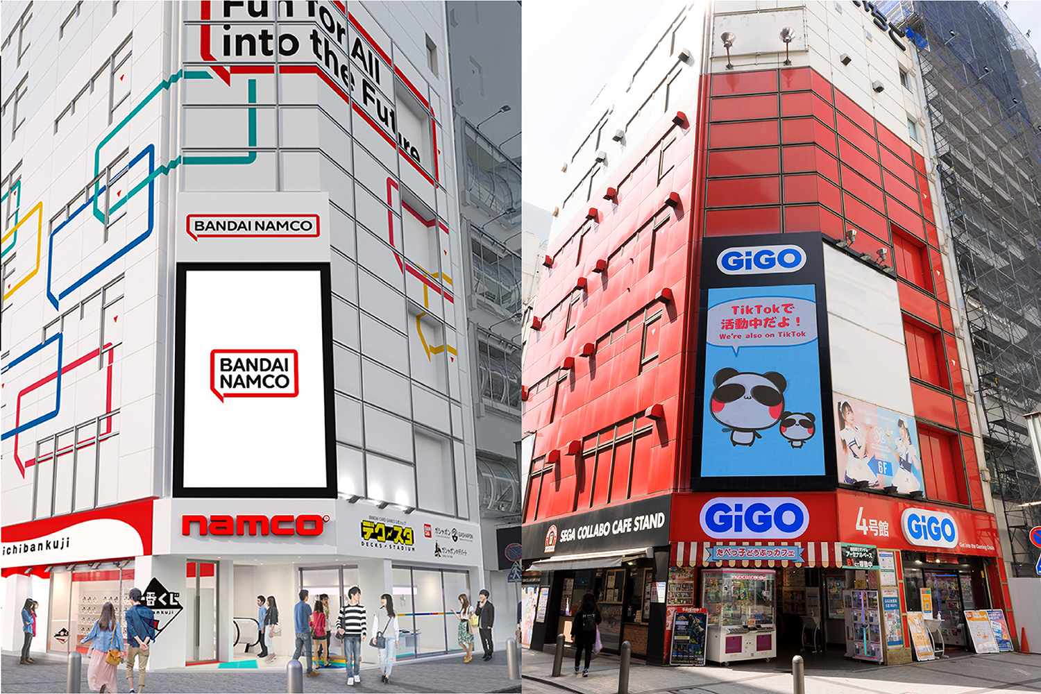 namco秋葉原店 GiGO比較