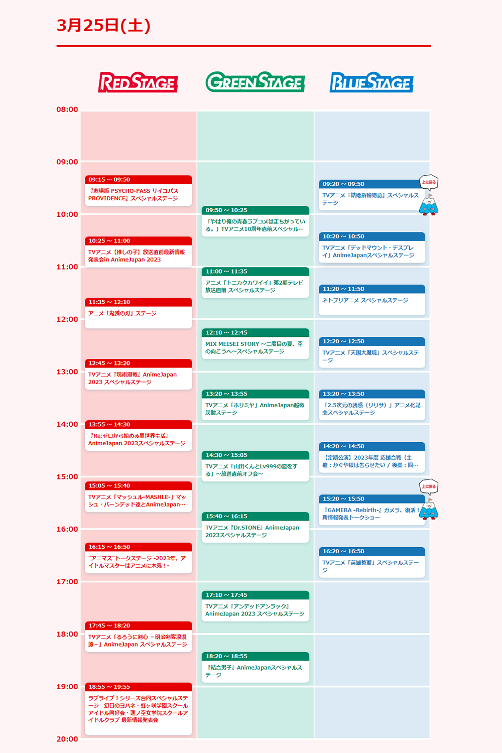 AnimeJapan 2023 3月25日ステージ