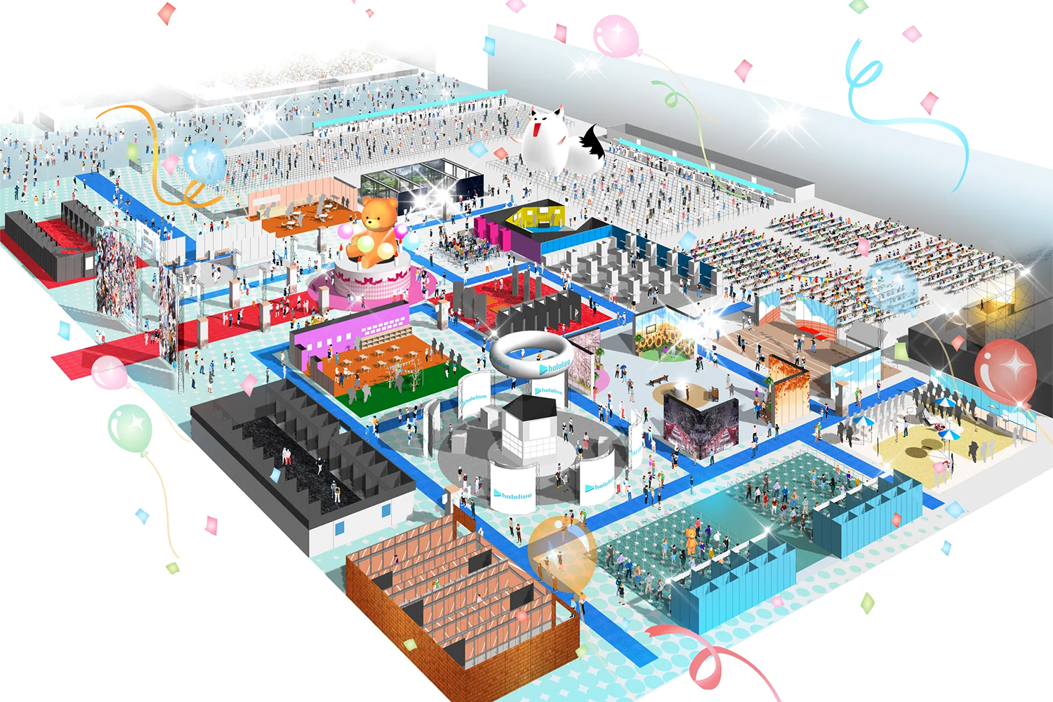 hololive SUPER EXPO 2023 Supported By Bushiroad 会場イメージ