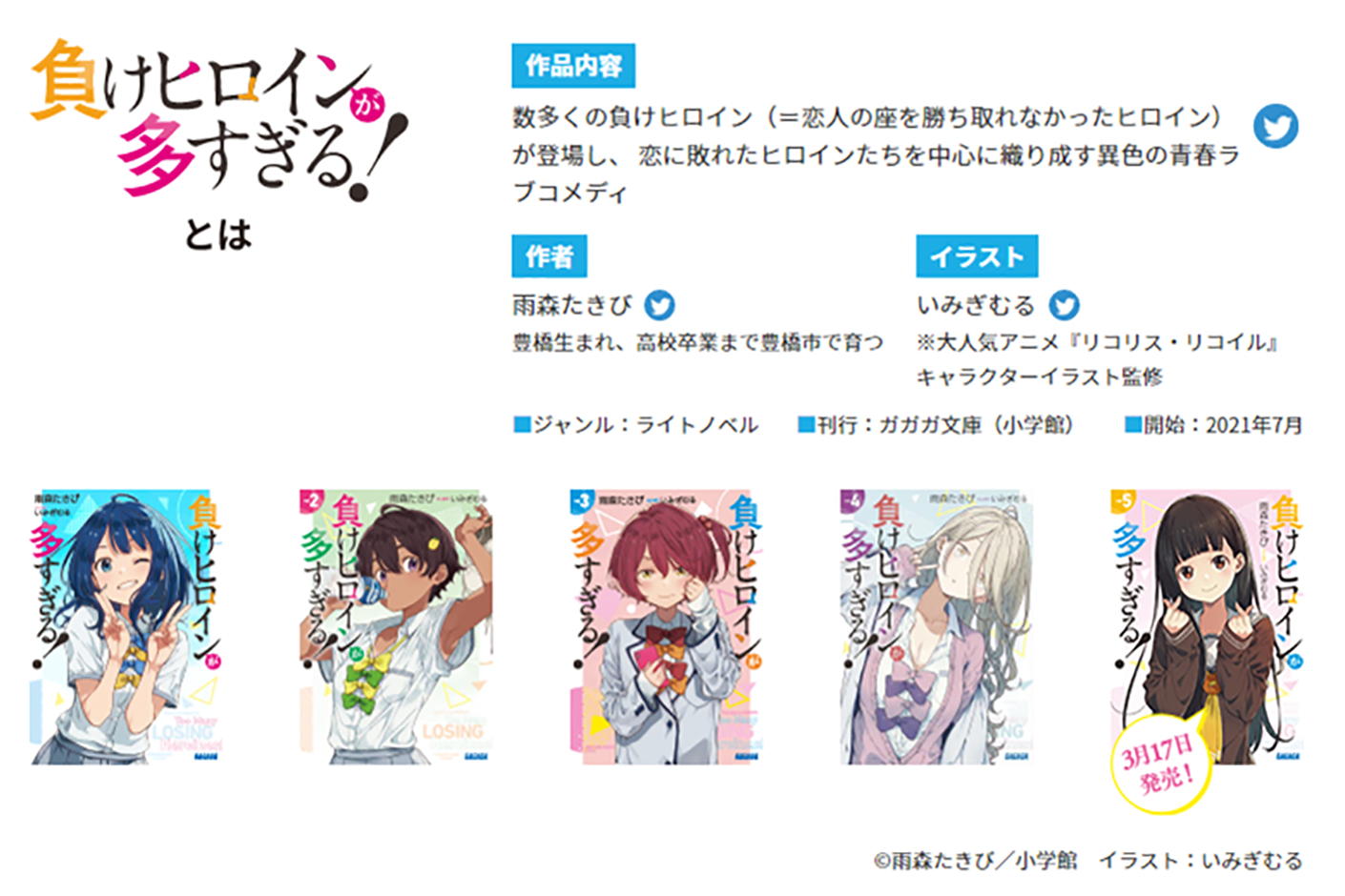 負けヒロインが多すぎる JR東海キャンペーン 作品紹介