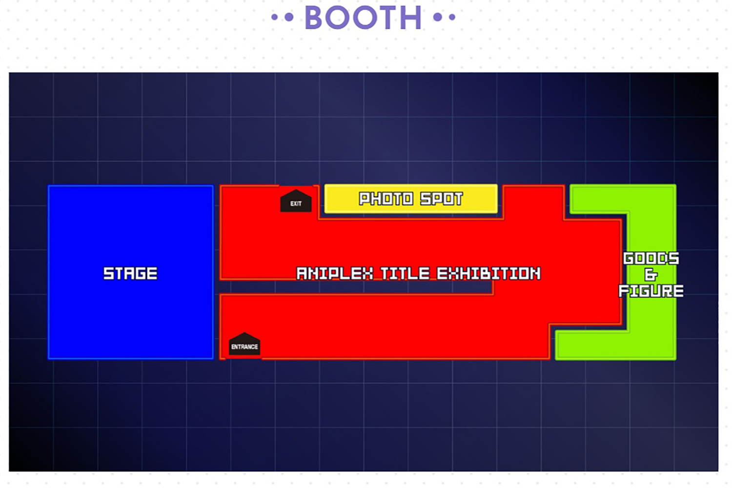 AnimeJapan 2023 アニプレックス ブースマップ