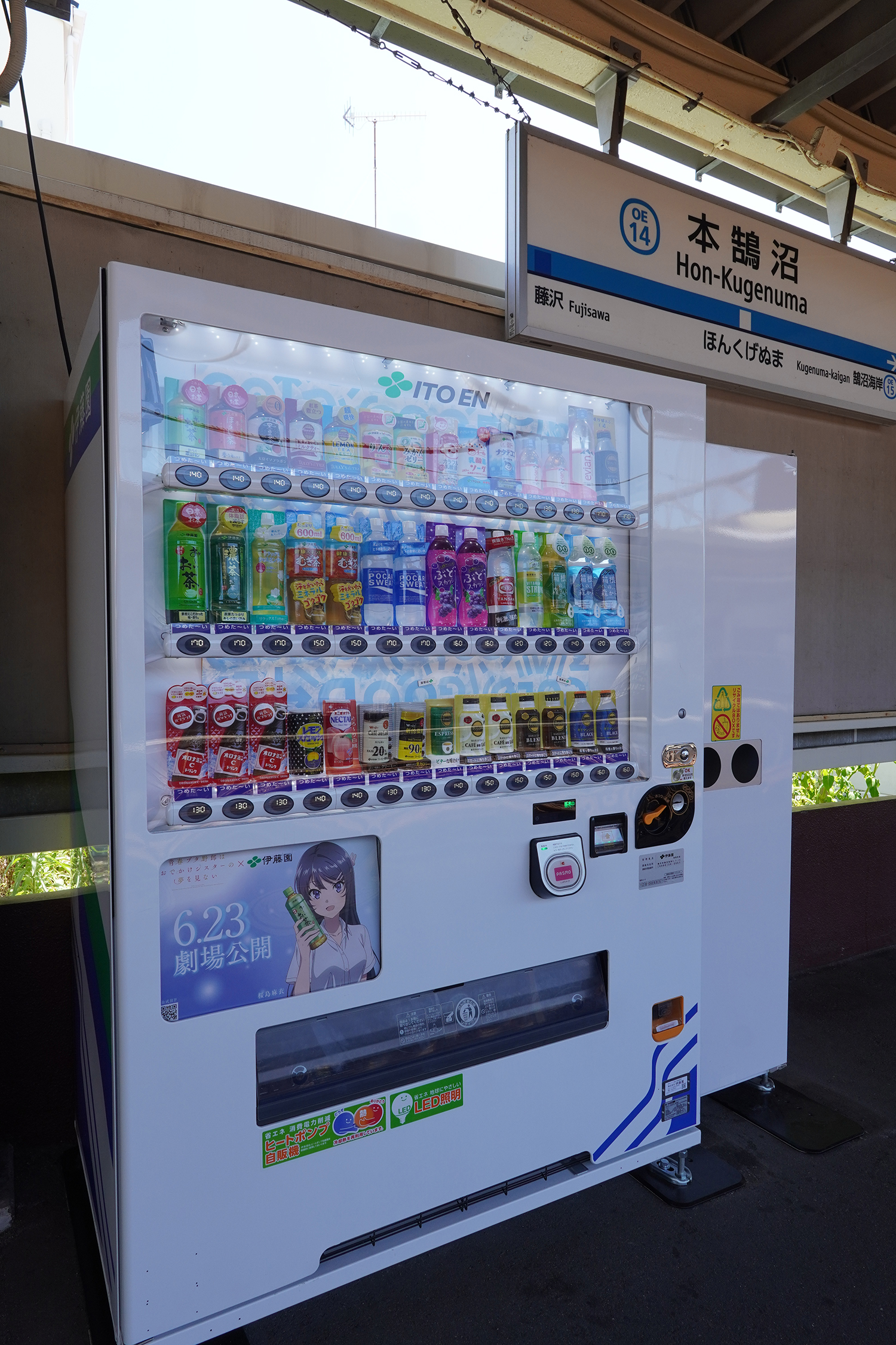 聖地巡礼 青春ブタ野郎シリーズ 自動販売機