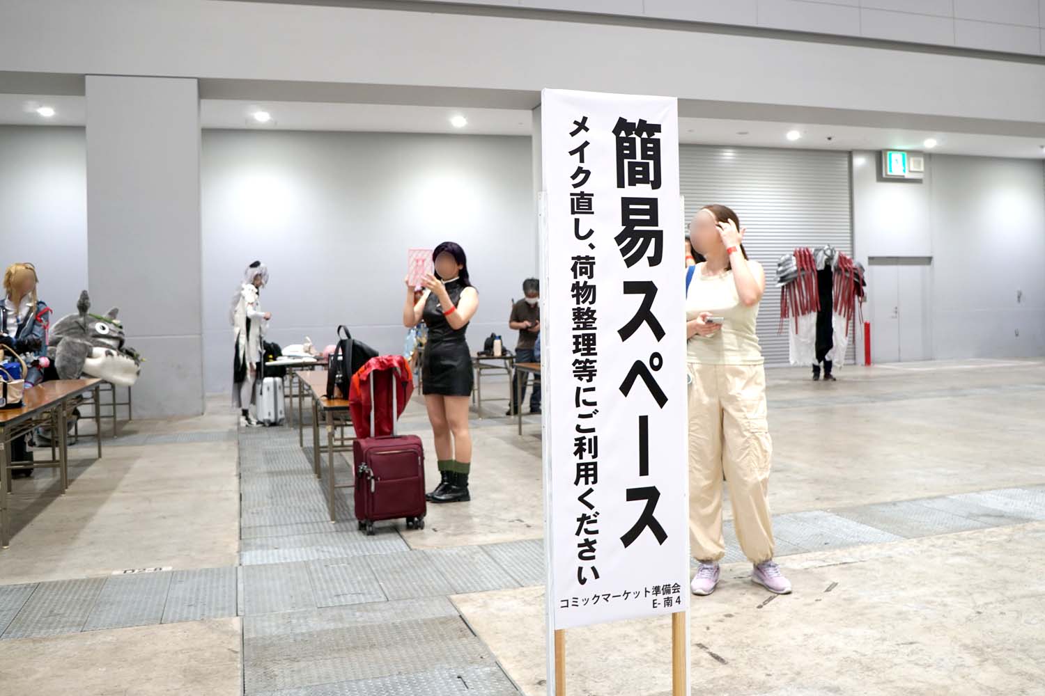 C102 アフターレポート 会場配置 簡易スペース