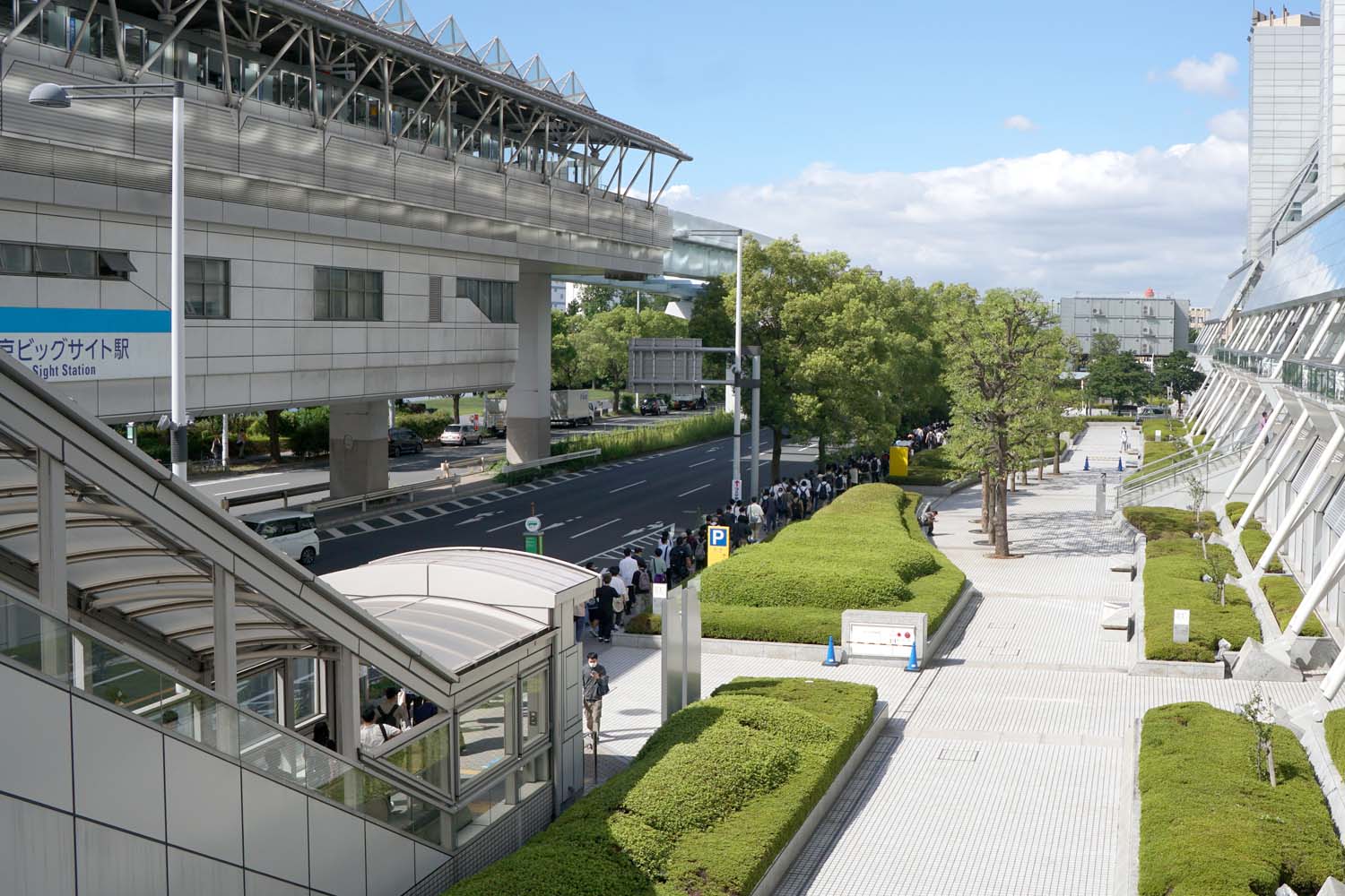 C102 アフターレポート 入場ルート 西南地区 ゆりかもめ