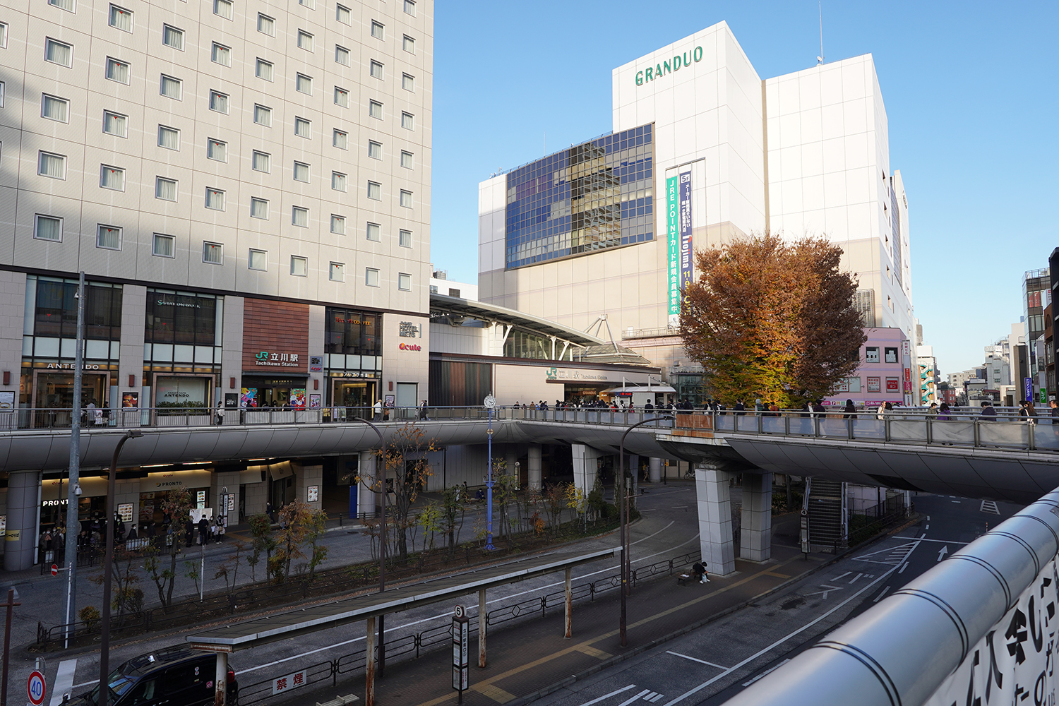 聖地巡礼 とある科学の超電磁砲 JR立川南口