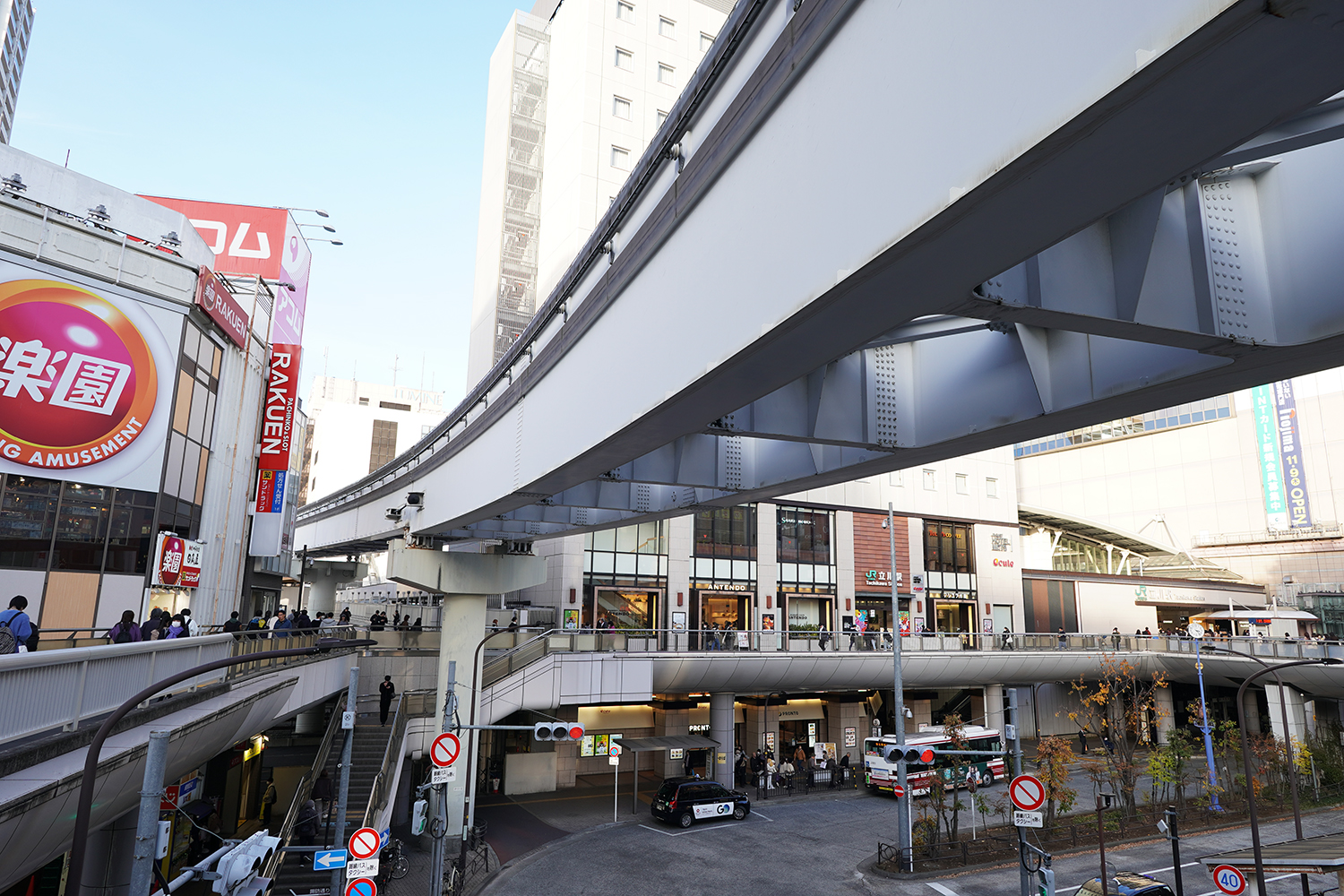 聖地巡礼 とある科学の超電磁砲 JR立川南口