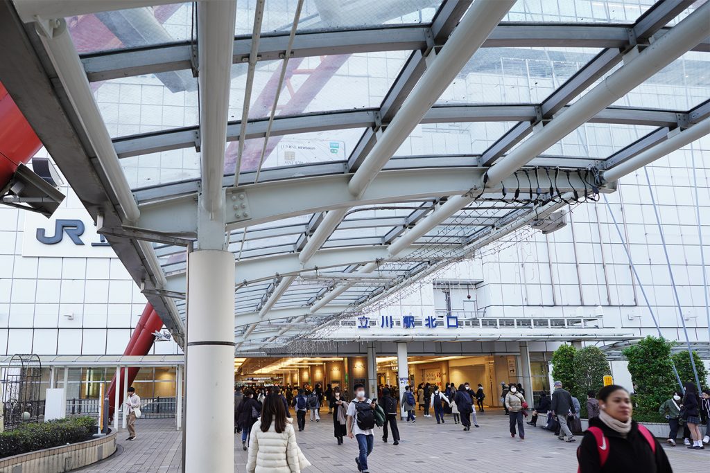 聖地巡礼 とある科学の超電磁砲 立川駅北口