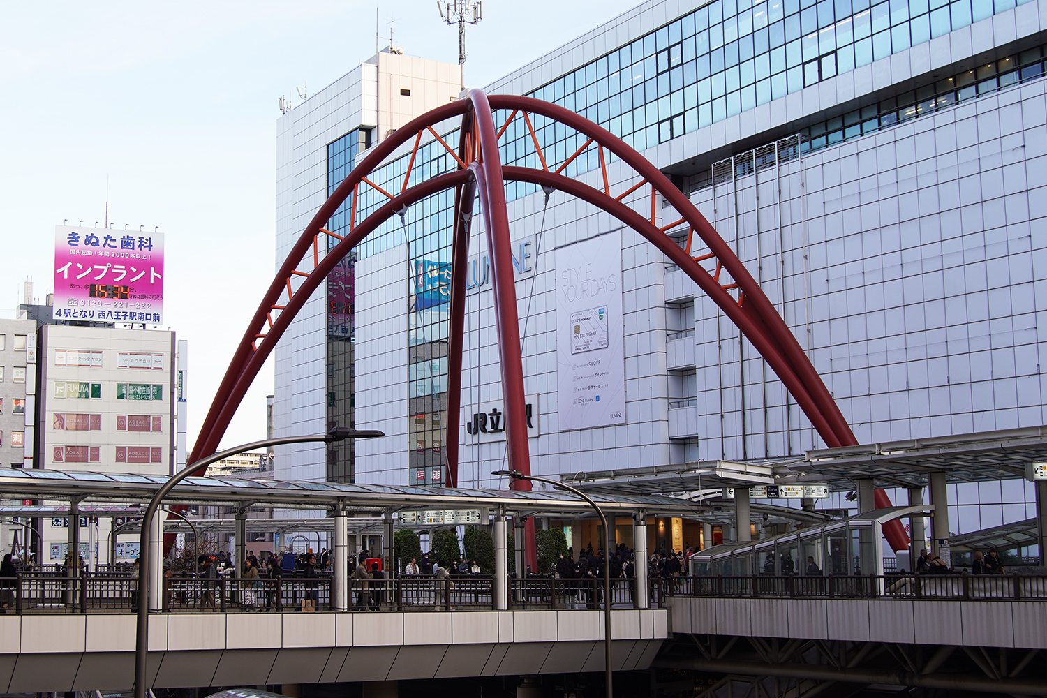 聖地巡礼 とある科学の超電磁砲 立川駅北口