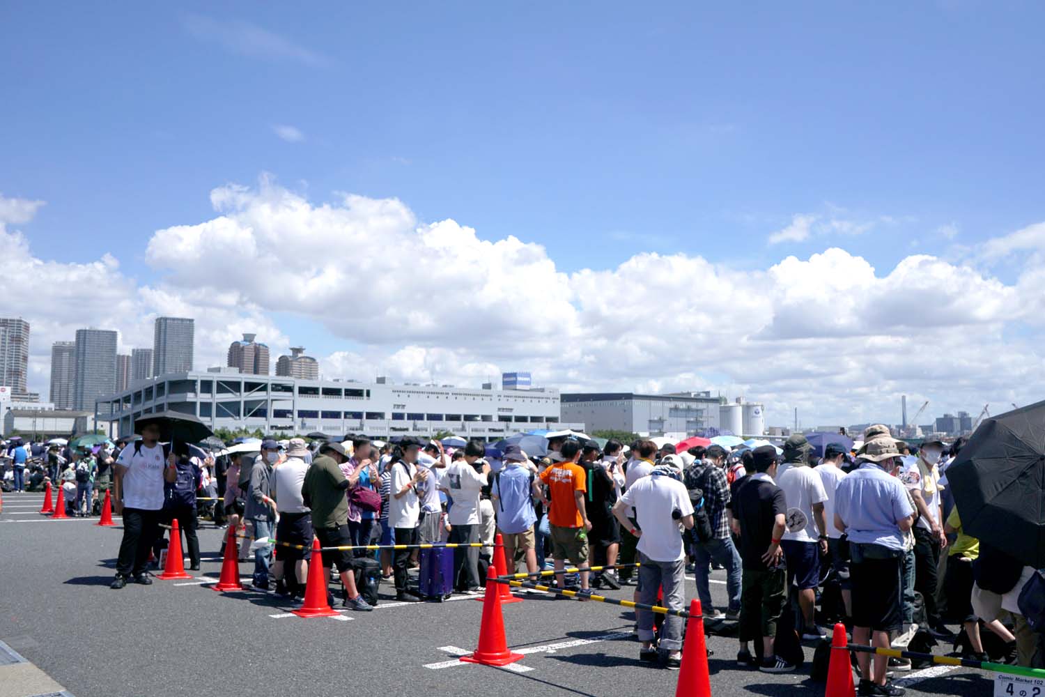 C103 コミケ 冬コミ 入場ルート 東地区 西地区 アーリー 午後 午前 更衣室先行入場 リストバンド 東駐車場