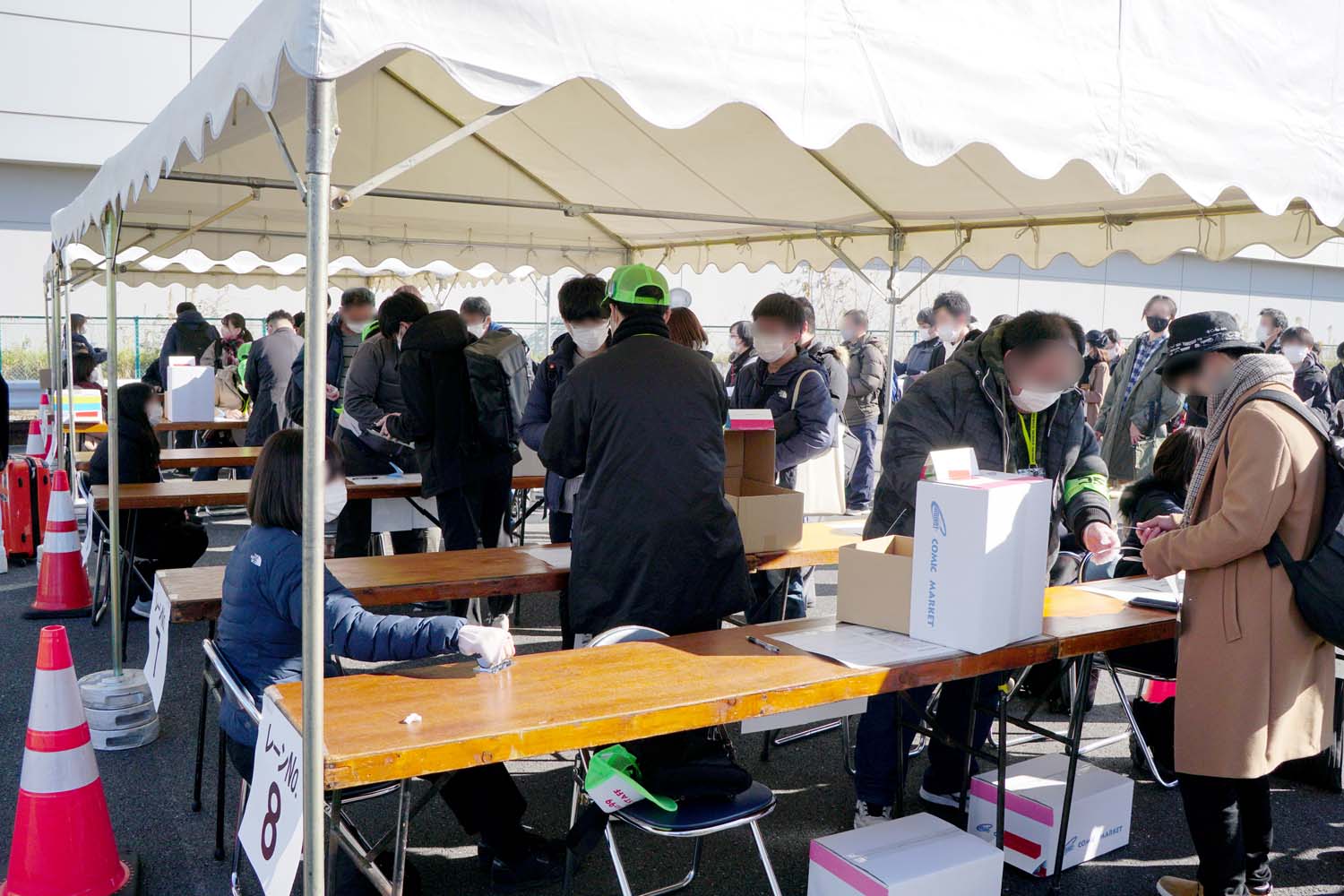 C103 コミケ 冬コミ 入場ルート 東地区 西地区 アーリー 午後 午前 更衣室先行入場 リストバンド