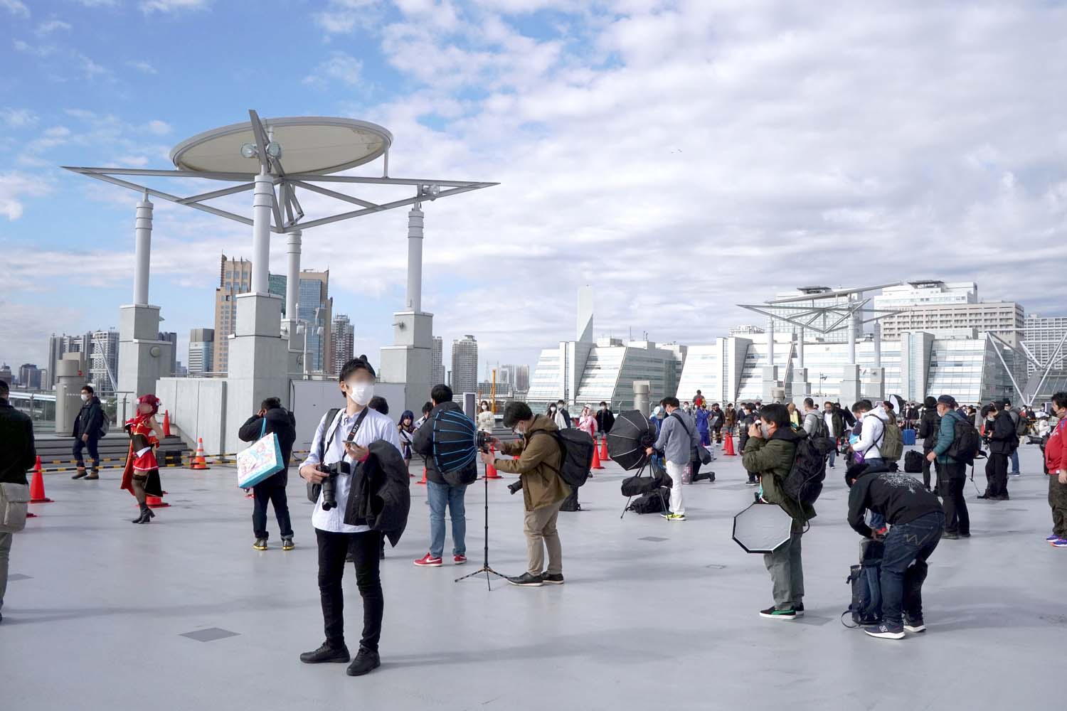 C105 コミケ 冬コミ コスプレエリア 屋上展示場