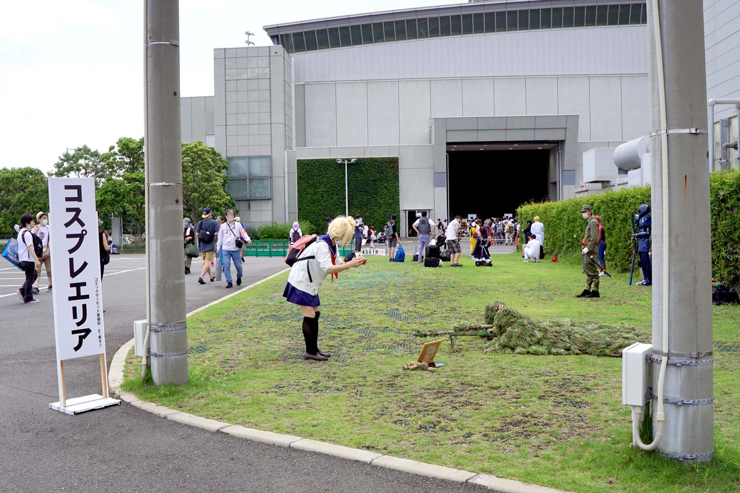 C105 コミケ 冬コミ コスプレエリア 東8外