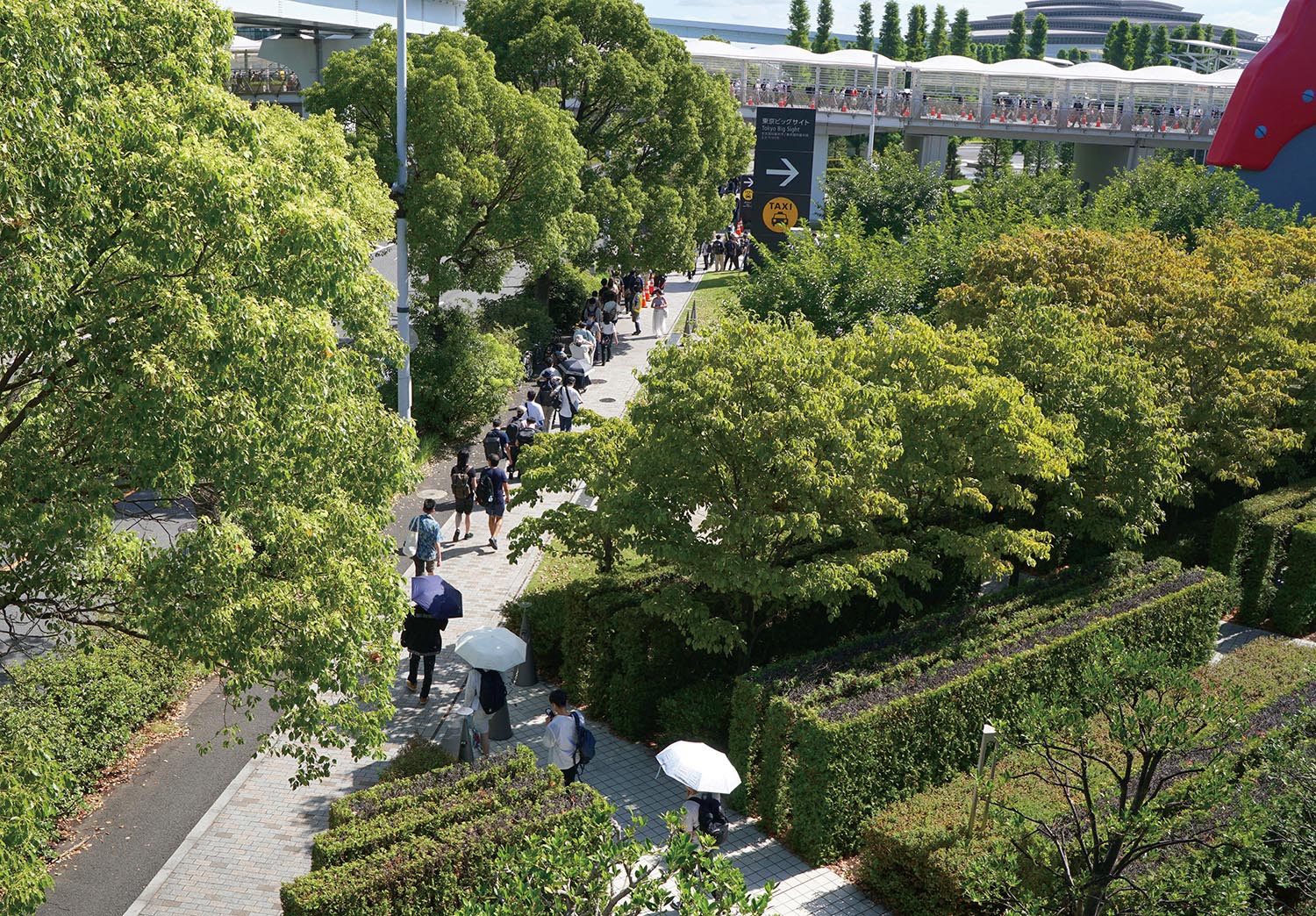 C106 コミケ 夏コミ コスプレエリア 庭園